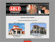 Tablet Screenshot of ablestorage.com